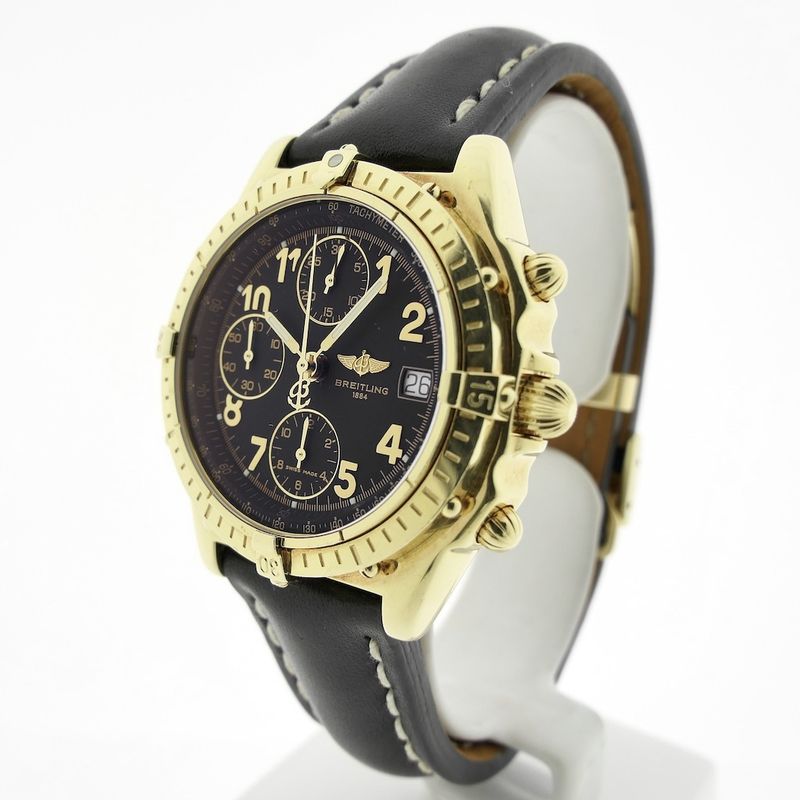Image 2 of Breitling Chronomat 18k gold men's watch with chronograph