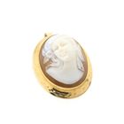 Image 5 of Antique gold brooch/pendant with cameo
