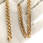 Image 8 of Solid gold anchor link chain | 68 cm