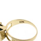 Image 6 of 8 Karat Gold Ring with Green Tourmaline