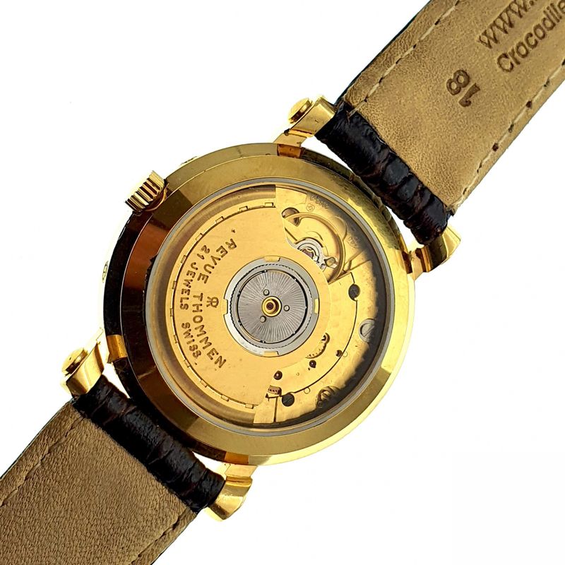 Image 4 of Revue Thommen Triple-calendar; Automatic men's watch with moon phase