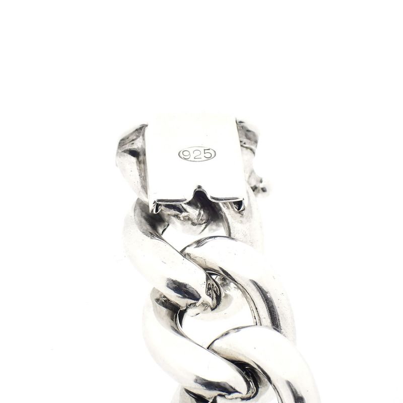 Image 3 of Sturdy silver gourmet bracelet | 20 cm