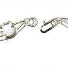 Image 3 of Silver fantasy bracelet set with zirconia stones