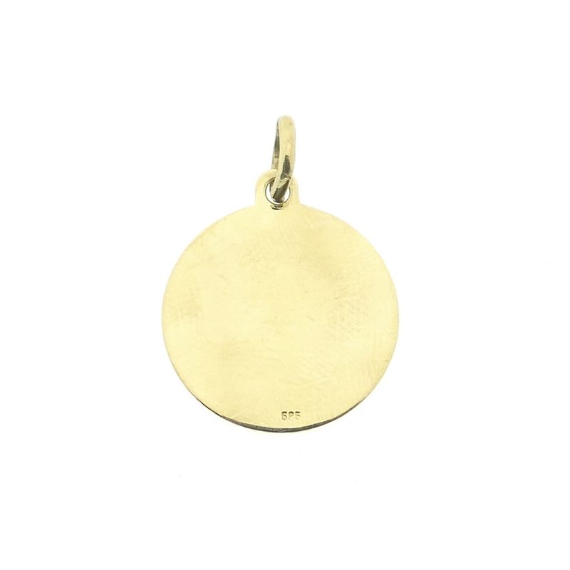 Image 6 of Gold zodiac sign pendant; Cancer