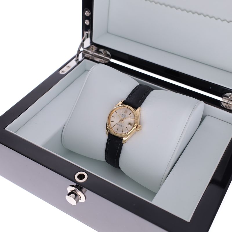 Image 15 of Rolex Lady-Datejust 26mm 69178; Vintage 18k gold women's watch