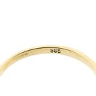 Image 7 of Golden solitaire ring with zirconia