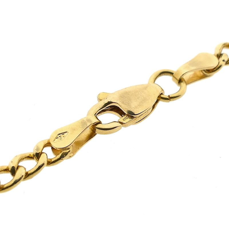 Image 5 of 18K Bicolor Gold Figaro Chain | 53.5 cm