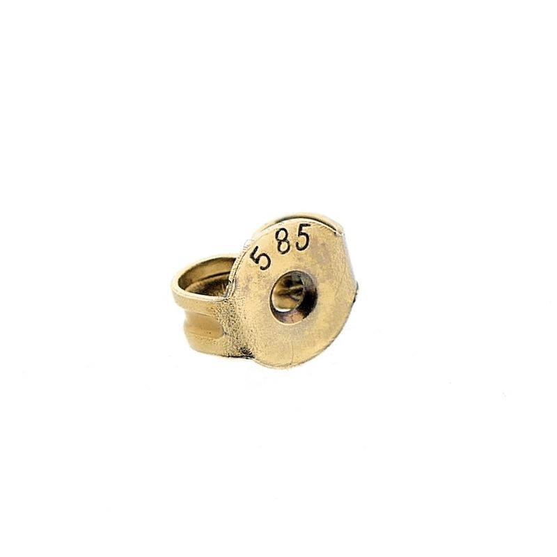 Image 6 of Gold fantasy stud earrings with diamonds | 0.10 ct.