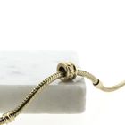 Image 5 of Pandora spacer; Gold; Criss Cross Charm