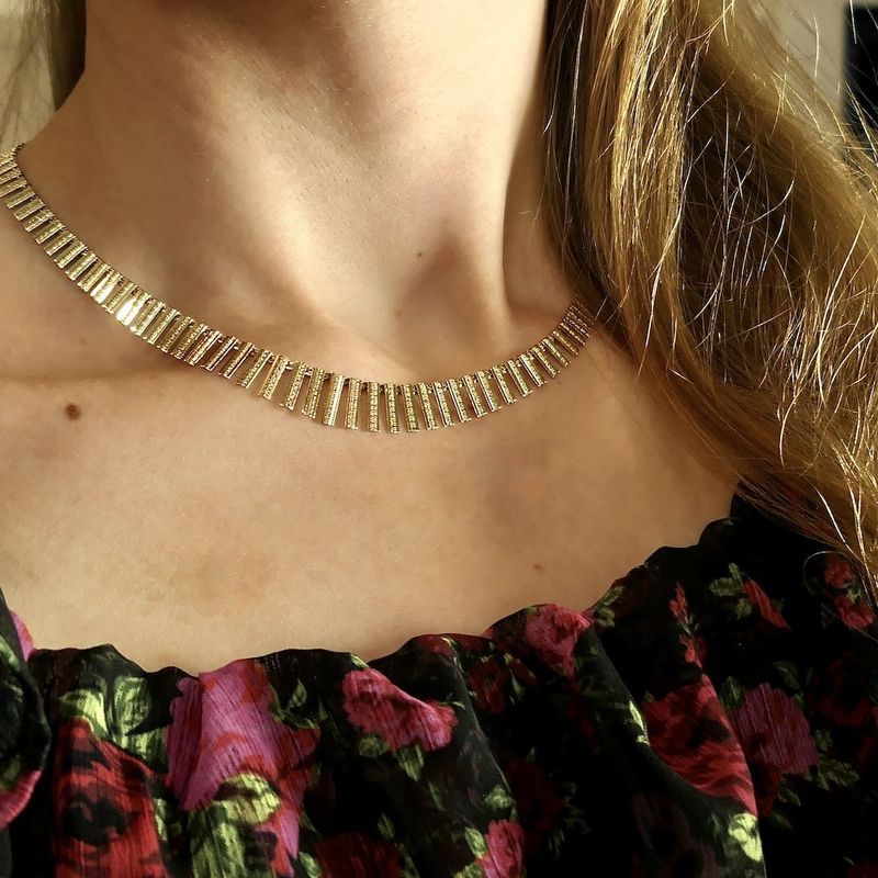 Image 6 of Gold Cleopatra necklace