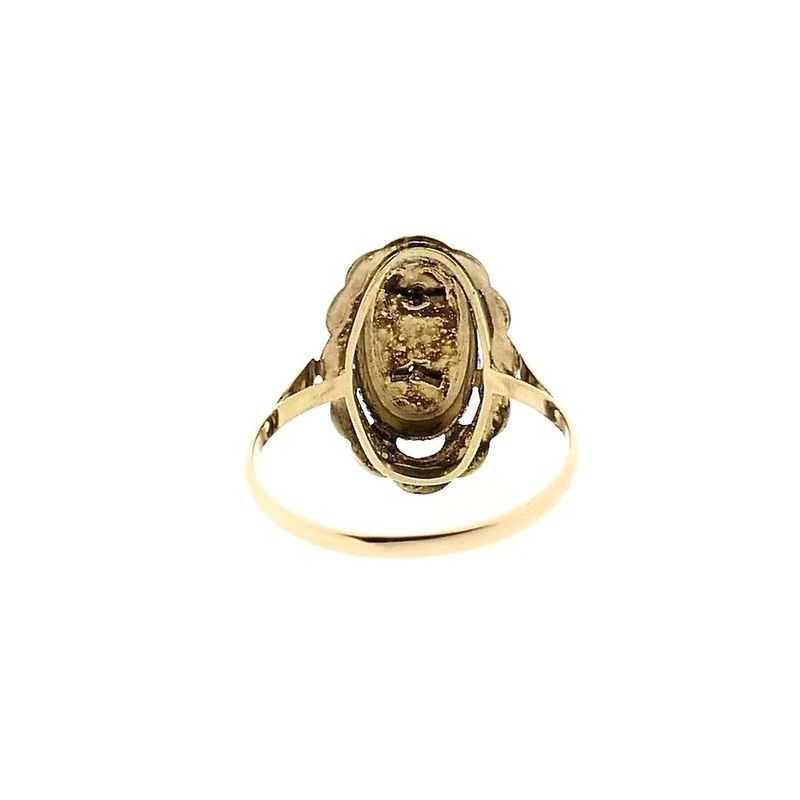 Image 4 of Gold Men's Ring; Art Nouveau