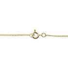 Image 4 of Gold thin gourmet link necklace | 51 cm