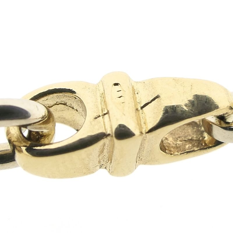 Image 4 of Two-tone gold Monte Carlo link bracelet | 21 cm