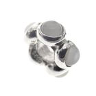 Image 1 of Pandora spacer; Silver; Moonstone