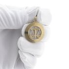 Image 11 of Gold zodiac sign pendant; Libra