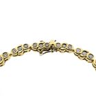 Image 3 of Gold tennis bracelet with diamond; 1.71 ct.