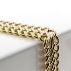 Image 3 of 10-karat French gourmet link necklace | 43 cm