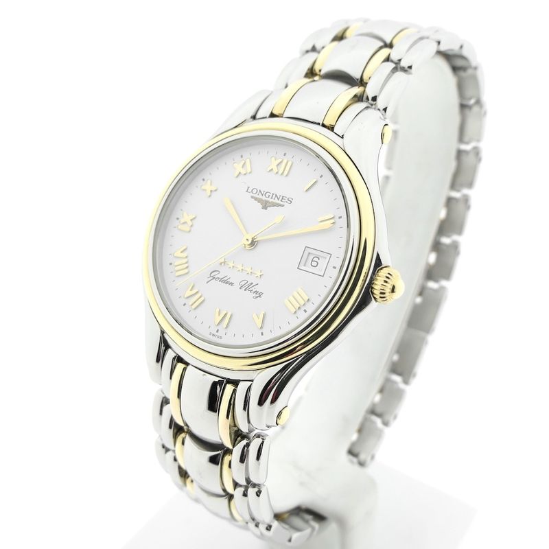 Image 2 of Longines Golden Wing; Gold/steel watch