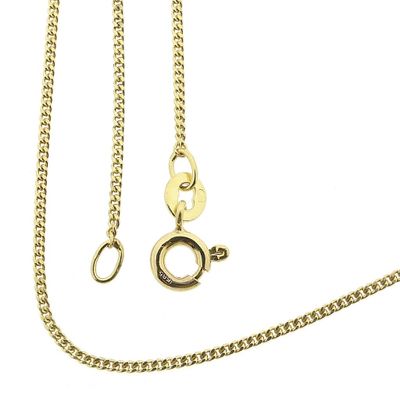 Image 1 of Gold gourmet link chain | 37.5 cm