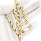Image 9 of 18K Bicolor Gold Fantasy Link Necklace | 40.5 cm