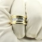 Image 6 of Gold ring with diamonds