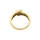Image 3 of Gold ring with diamonds; 0.05 ct.