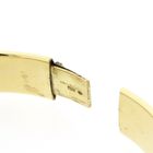 Image 5 of Gold wide slave bracelet | Ø 60mm