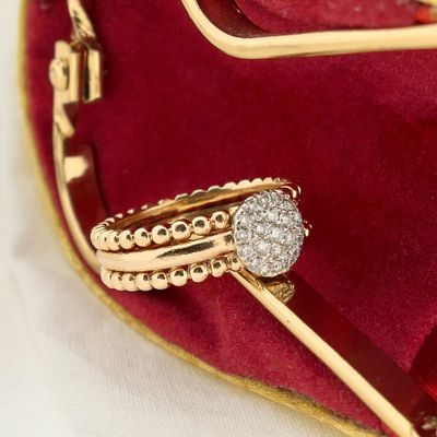 Image 2 of Gold ring with diamond | 0.25 ct.