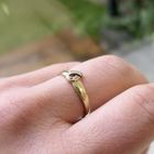 Image 8 of Golden fantasy ring with diamond | 0.005 ct.