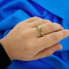 Image 4 of 10 carat ring with diamonds 1.15 ct.