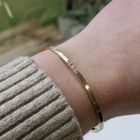 Image 10 of Gold bangle with diamond; 0.09 ct. | Ø 58 mm | Diamond