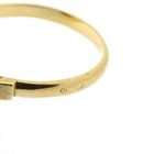 Image 6 of Gold Ring with Carved Jade; 14K; Size 19.5