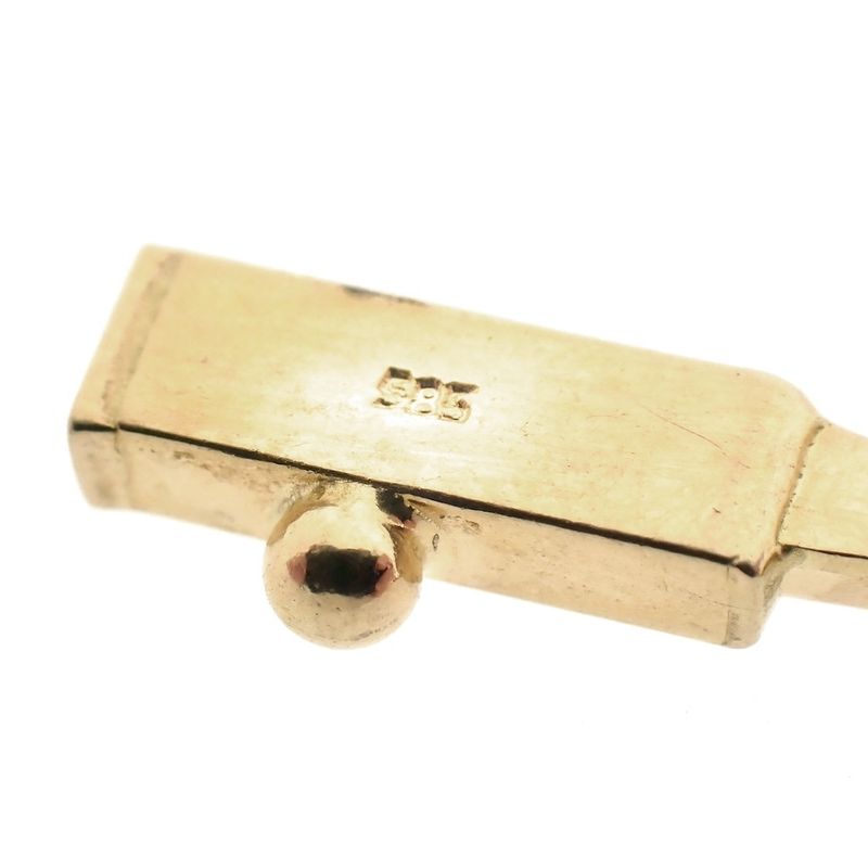 Image 9 of Two-tone gold fantasy link chain | 43 cm