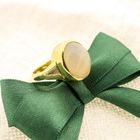 Image 2 of Vintage gold ring with moonstone