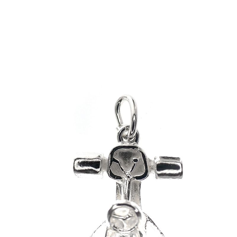 Image 3 of Silver charm of a racing car