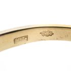 Image 7 of Two-tone gold ring with diamond | 0.03 ct.