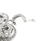 Image 5 of White gold heart pendant with diamonds; 0.815 ct.