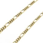 Image 6 of Gold Figaro link chain | 45 cm