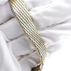 Image 7 of Two-tone gold fantasy link bracelet