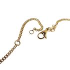 Image 4 of Gold gourmet link necklace | 38.5 - 43.5 cm