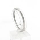 Image 1 of White gold bangle with 0.30 ct. diamonds | Ø 54.3 mm