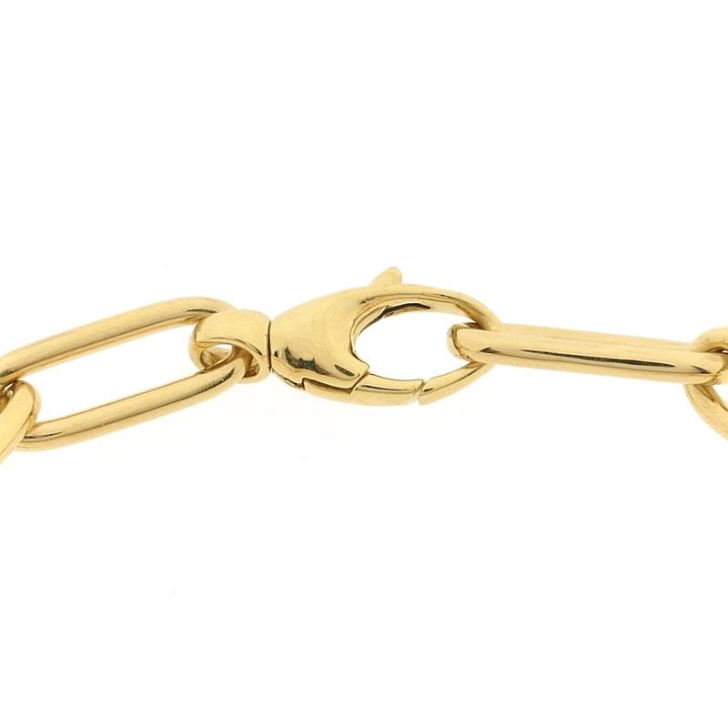 Image 4 of Sheep/Lemon gold anchor link bracelet
