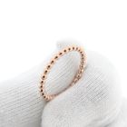 Image 6 of Rose gold sliding ring with balls