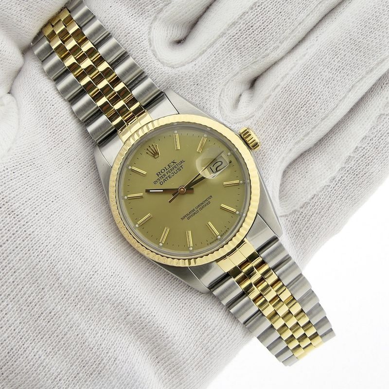 Image 13 of Rolex Datejust 16013; Goud/stalen horloge