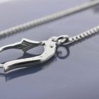 Image 5 of Silver long fantasy earrings