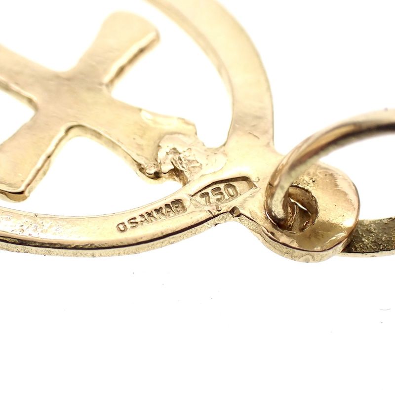 Image 5 of 18-karat gold cross pendant | G. Sakkab