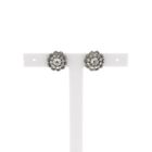 Image 1 of Victorian gold and silver stud earrings with diamonds; Approx. 0.40 ct.