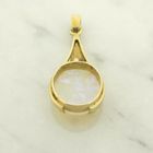 Image 4 of Gold pendant with white opal | Vintage