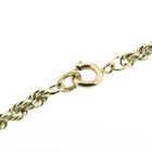 Image 2 of Gold twisted link necklace