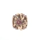 Image 1 of Pandora Moments openwork charm; Rose gold plated; Pink Daisies